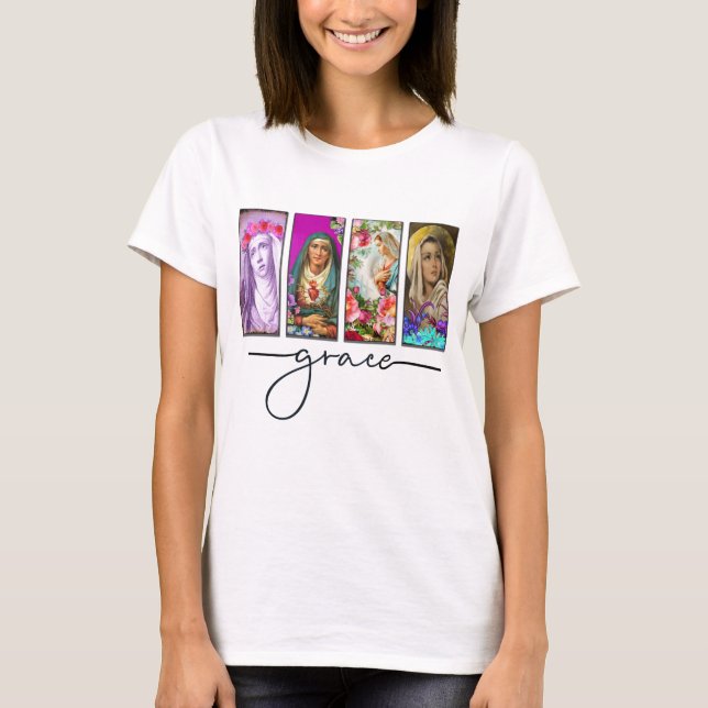 Hail Mary Llena De Camiseta Grace (Anverso)