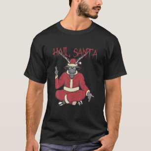 Hail Santa Ugly Navidades Sweater Rock Metalizado