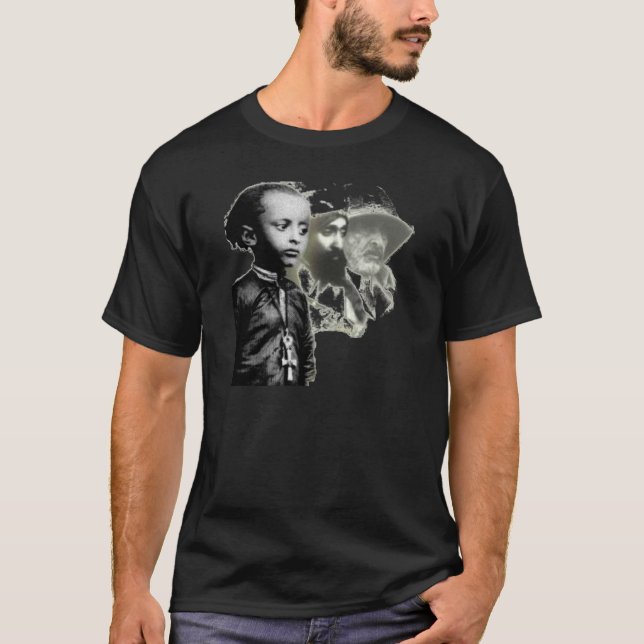 Haile Selassie a través de la camiseta de la edad (Anverso)