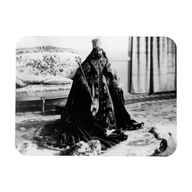 Haile Selassie Jah imán - HIM Rastafari - (Horizontal)