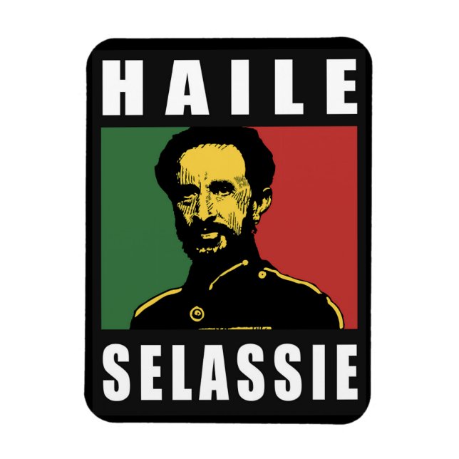 Haile Selassie Jah imán - HIM Rastafari - (Vertical)