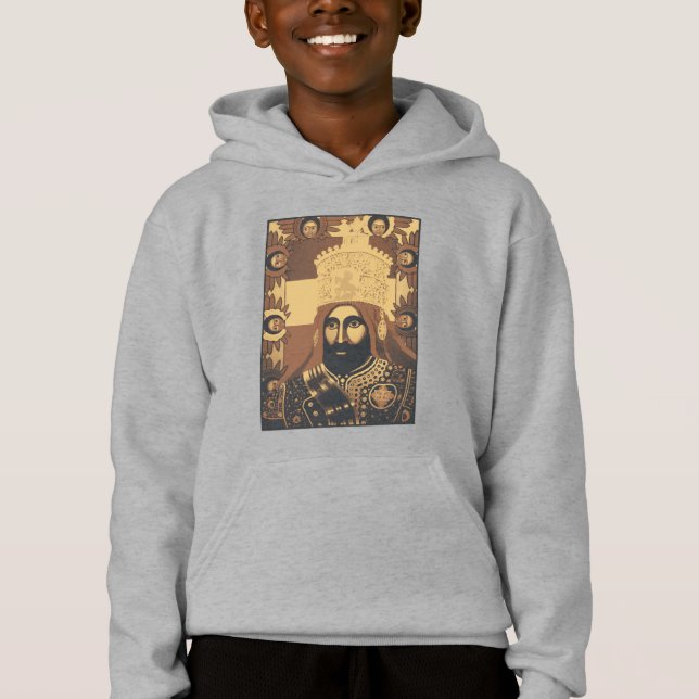 Haile Selassie Jah Rastafari Modern Art Rasta (Anverso)