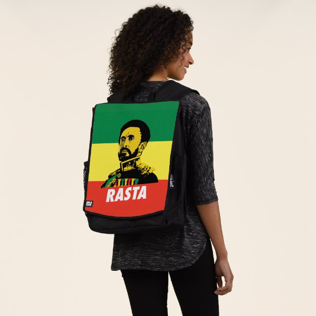 Haile Selassie - Jah Rastafari reggae mochila - (Puesto)