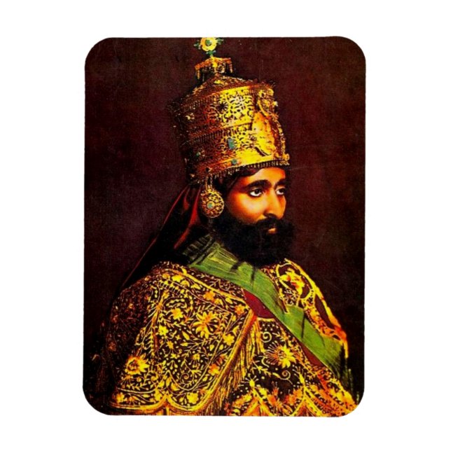 Haile Selassie - Rastafara reggae Rasta imán - (Vertical)