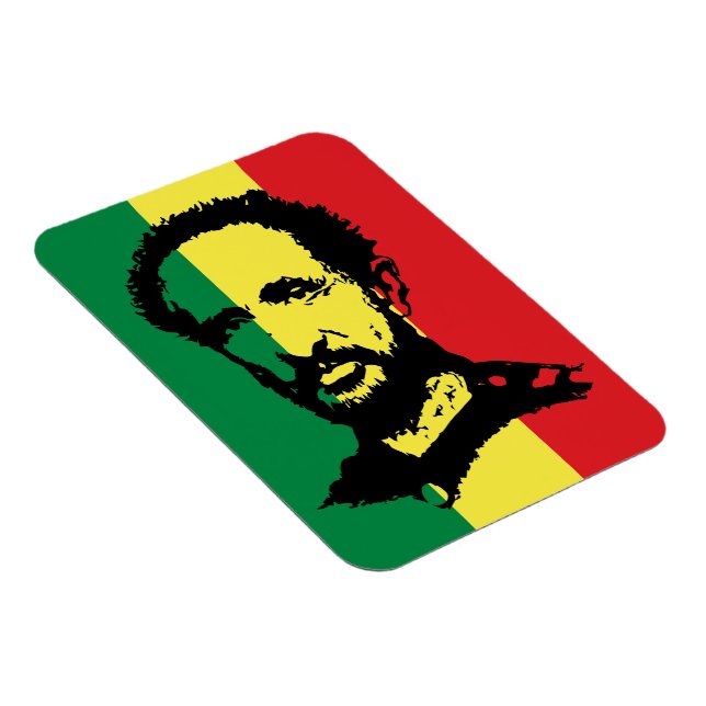 Haile Selassie - Rastafara reggae Rasta imán - (Lado Derecho)