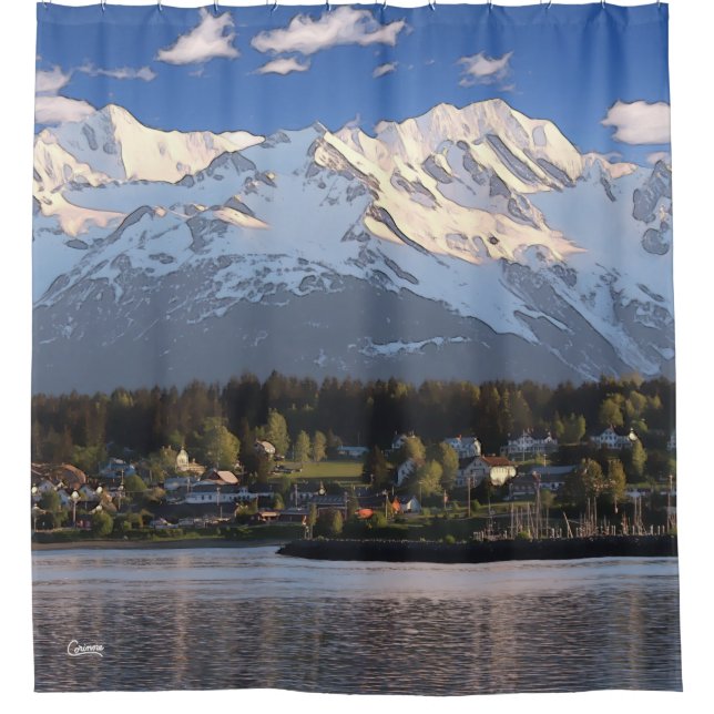 Haines, Alaska - Cortina de ducha (Anverso)