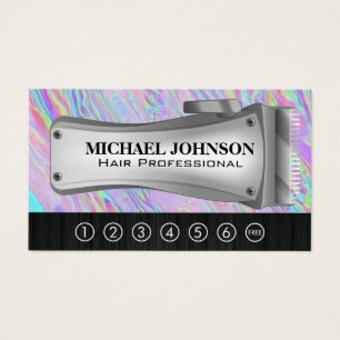 Hair Clippers   Tarjeta Punch   Irlandés