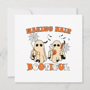 Hair Funny Ghost Hairdresser Halloween