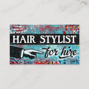 Hair Stylist Para Tarjetas De Negocios De Alquiler