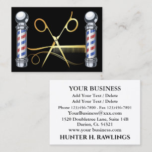 Hair Stylist - Tarjeta de visita Barber