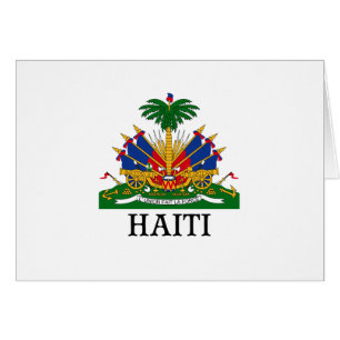 HAITÍ - emblema/escudo de armas/bandera/símbolo