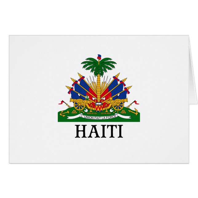 HAITÍ - emblema/escudo de armas/bandera/símbolo (Anverso (Horizontal))