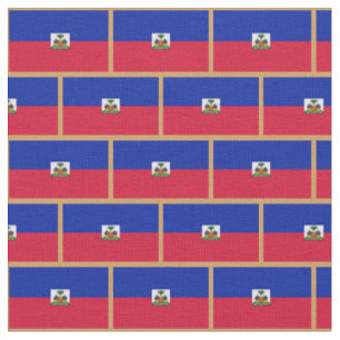 Haití, tela de bandera haitiana/moda de moda