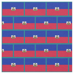 Haití, tela de bandera haitiana/moda de moda