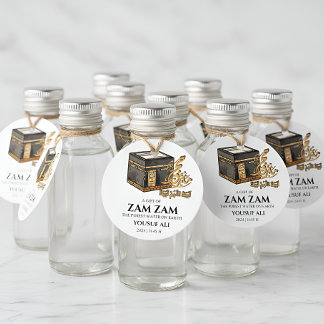 HAJJ MABRUR Agua Zam Zam Etiqueta Favor