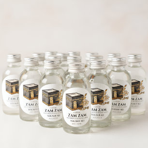 HAJJ MABRUR PERSONALIZÓ PEGATINA Y ETIQUETA PARA H