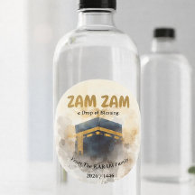 Hajj Mubarak Personalizado y Etiqueta para Hajj