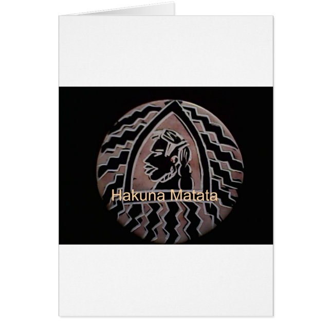 Hakuna Matata Bongo Flavor. (Frente)