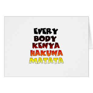 Hakuna Matata colorida: Una celebración keniana