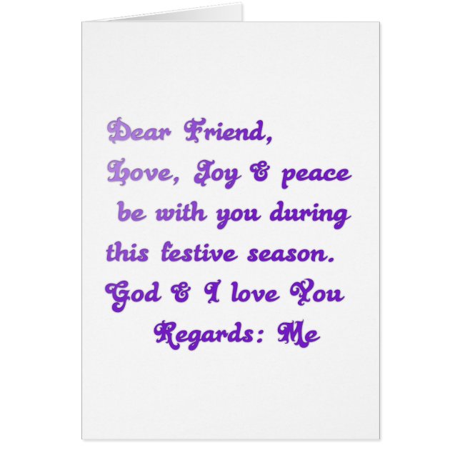 Hakuna Matata Querido Amigo Ama la alegría la paz  (Frente)