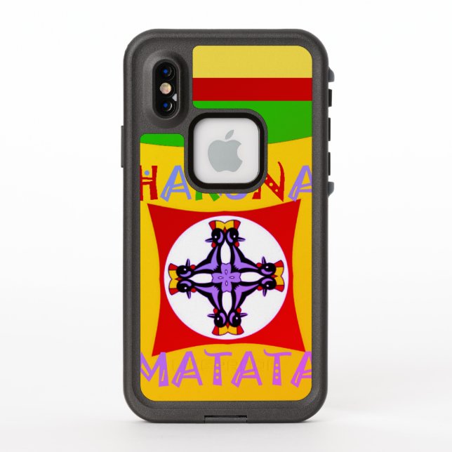 Hakuna Matata Red Golden Green (Reverso)