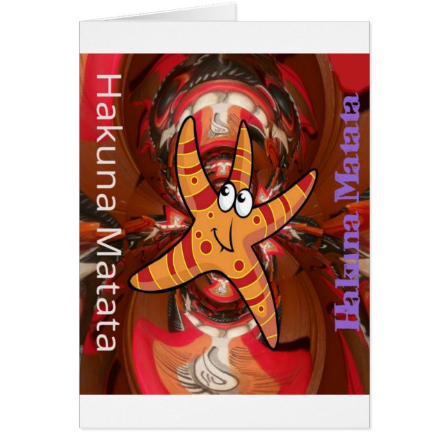 Hakuna Matata Starfish Design (Frente)
