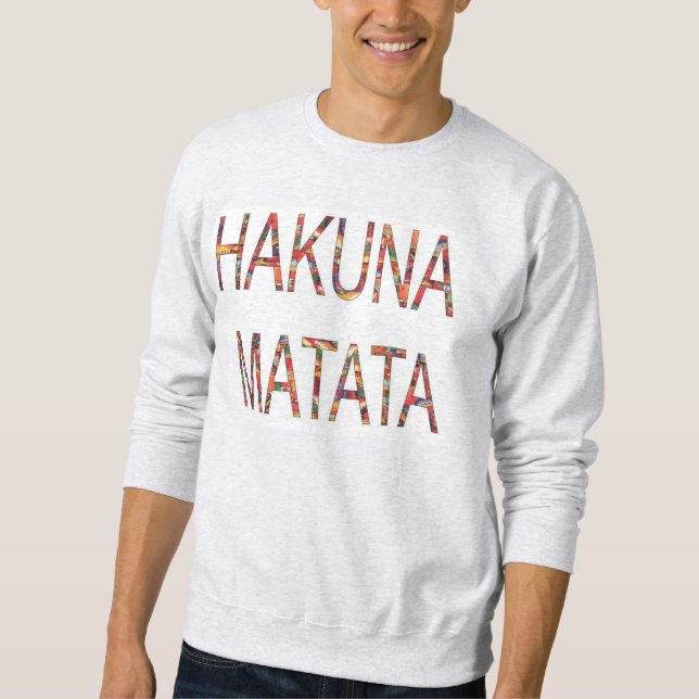 Hakuna Matata Todos son sudaderas básicas de los h (Anverso)