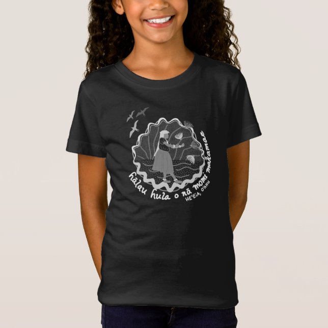 Hālau keiki fine jersey T-Shirt (Anverso)