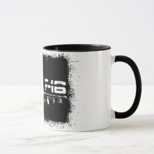 Halcón que lucha F-16 taza del campanero de 11