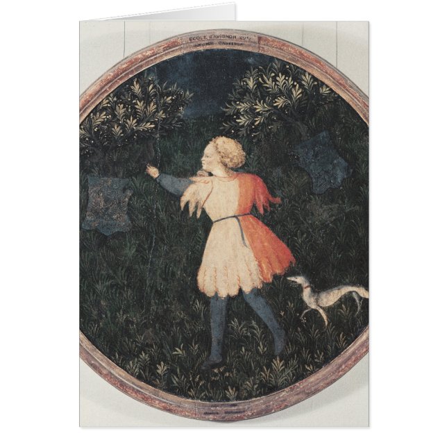 Halconero joven, escuela florentina (Frente)