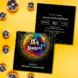 Halftone disco vamos a bailar el cumpleaños