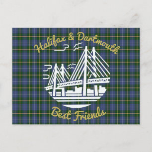 Halifax & Dartmouth Mejor tarjeta postal de amigos