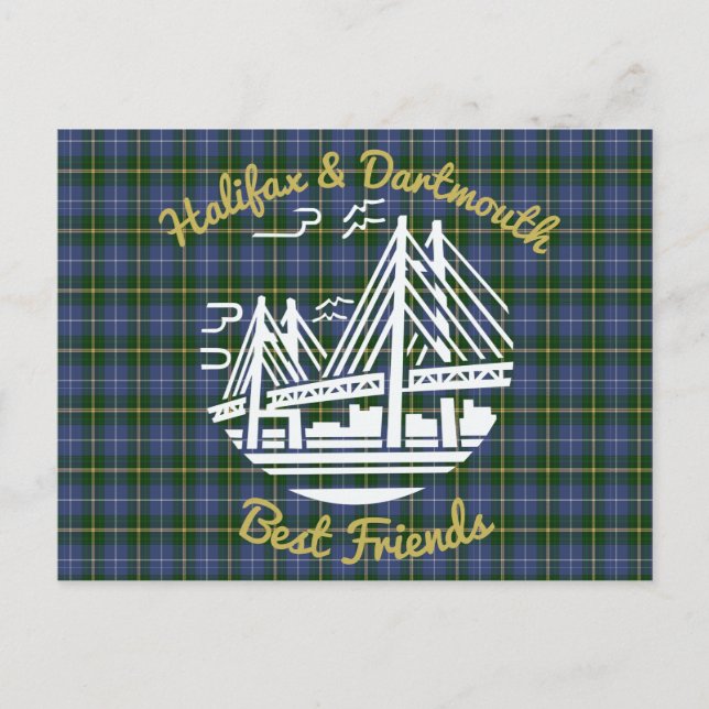 Halifax & Dartmouth Mejor tarjeta postal de amigos (Anverso)