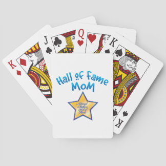 Hall of Fame Mom Jugando Cartas