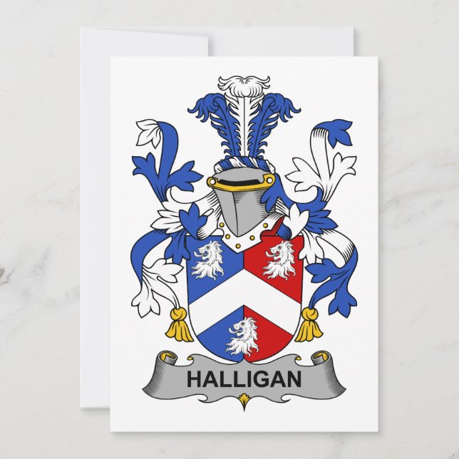 Halligan Family Crest (Anverso)