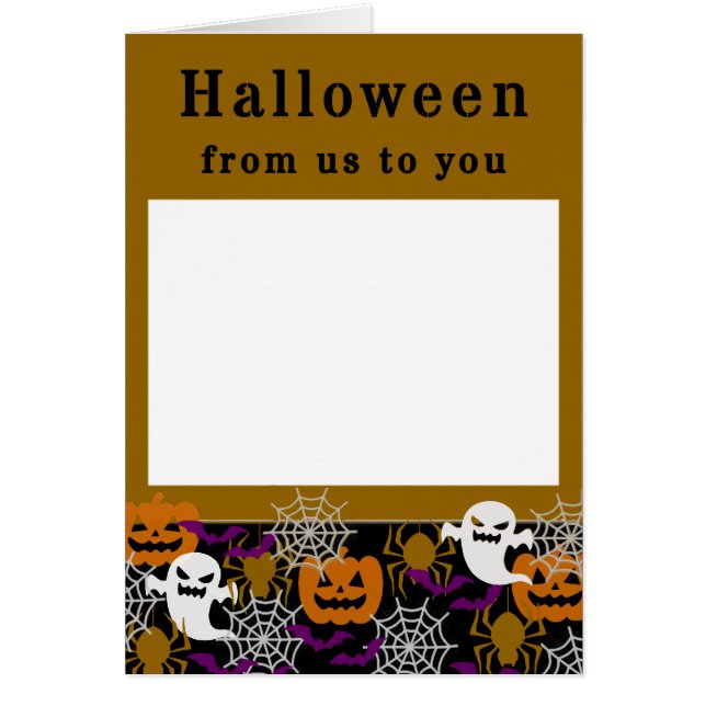 Halloween agrega tu propia foto familiar (Frente)