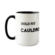 Halloween aguanta mi taza de caldero, 15 oz