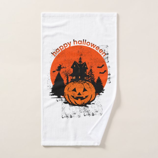 Halloween Antiguo Feliz Halloween 2 (Toalla de mano)