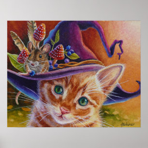 Halloween: Arte acuarela No. 1, 16x20