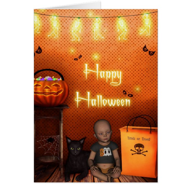 Halloween Baby and Kitty (Frente)