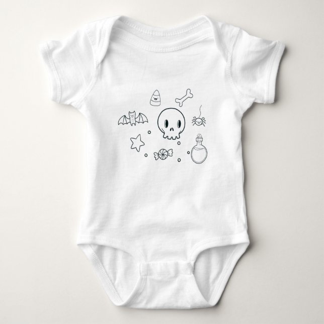 Halloween Baby Body suit (Anverso)