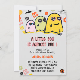 Halloween Baby Shower Invitaciones casi vencidas