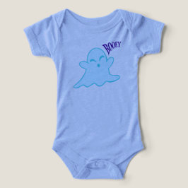 Halloween baby Tee tema del azul