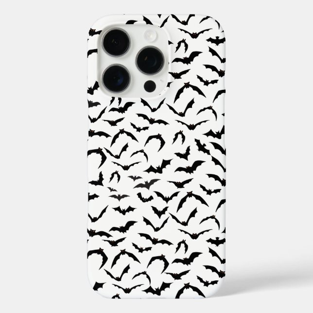 Halloween Bats iPhone 16 Pro Funda (Reverso )