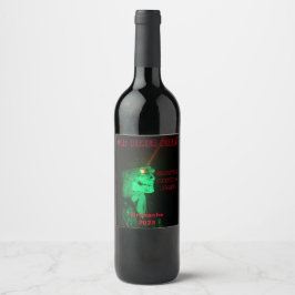 Halloween 'Biker Billy' Set de 6 etiquetas de vino