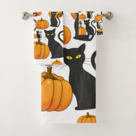 Halloween Black Cat Pumpkin Fun