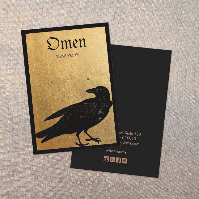 Halloween Black Crow Gold Earl (Subido por el creador)