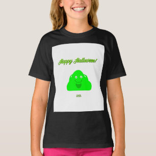Halloween Blob Chicas Camiseta Black Basic