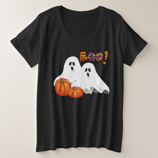 Halloween BOO / Fantasmas de fiesta (Anverso del diseño)
