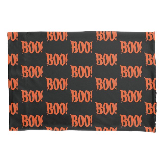 ¡Halloween BOO! Funda de cojín (Anverso)